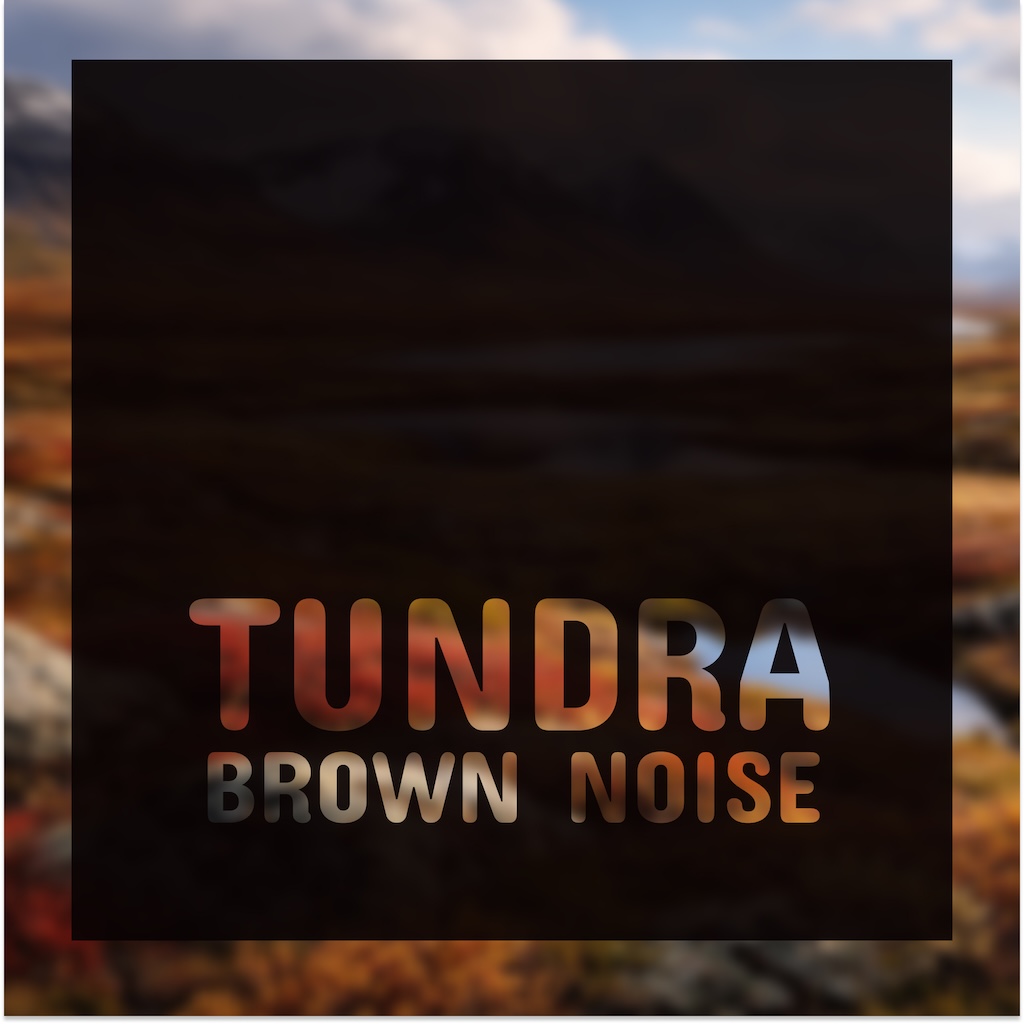 Album cover for Brown Noise Tundra